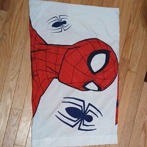 Spider-Man Themed Pillowcase - Red and White